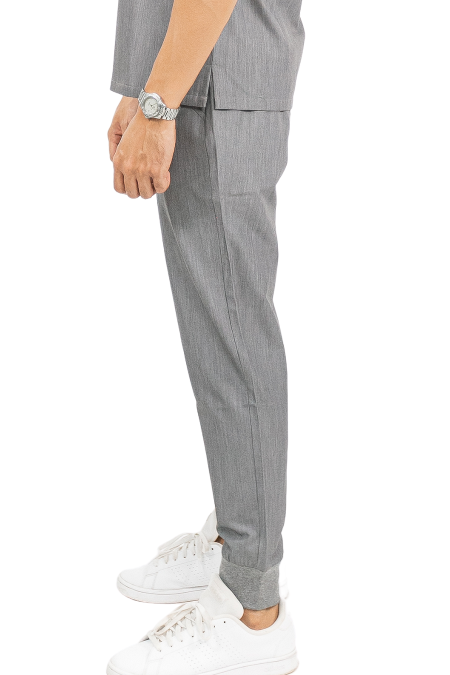 our CODY 5-pocket mens scrub pants in ice grey – shopcaniboo